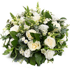 Classic White Flower Posy