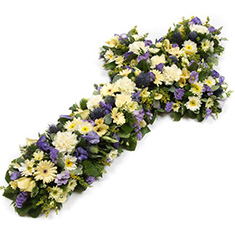 Lemon &amp; Lilac Cross 3ft